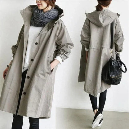 LM | long outdoor jacket with hood