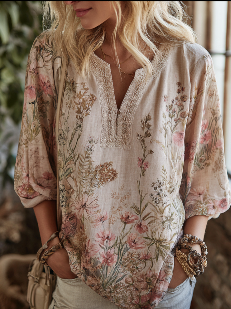 Timeless Vintage Style Top