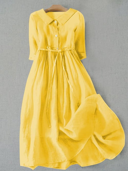 LM | Literally simple cotton dress