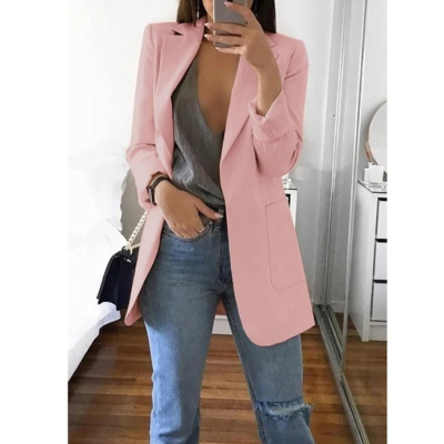 LM | Stylish pocket blazer for women