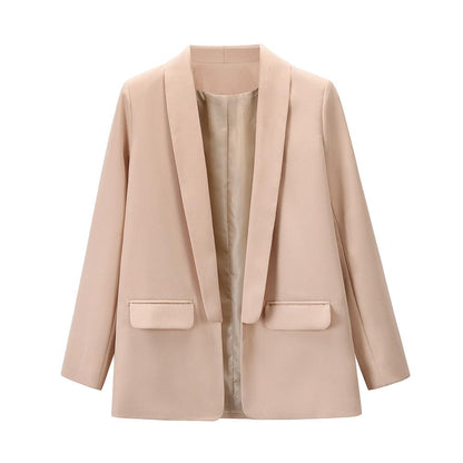 Casual Solid Color Slim Coats