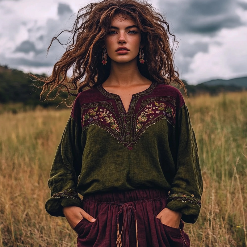 Timeless Vintage Style Blouse