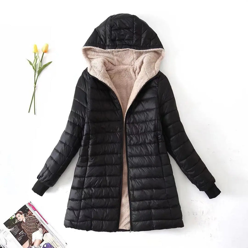LM | Loose hooded jacket