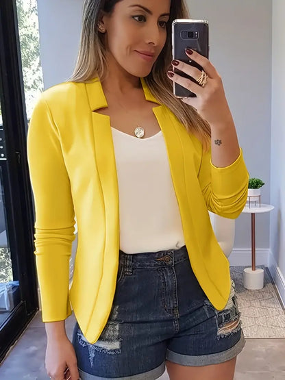 LM | elegant long-sleeved blazer for spring