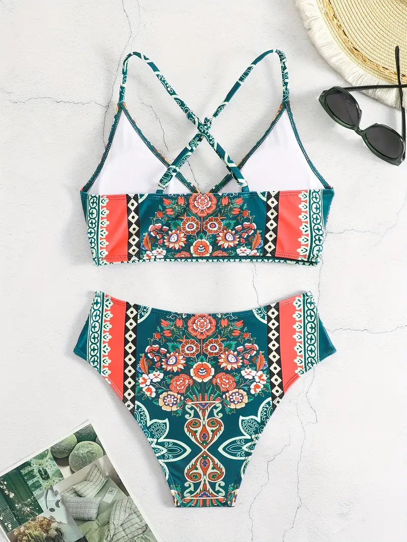 Verónica® | 2 Piece Crossover Bikini Set