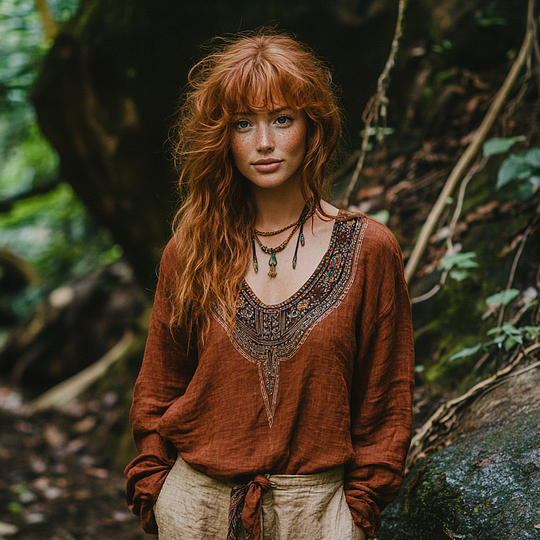Timeless Vintage Style Blouse