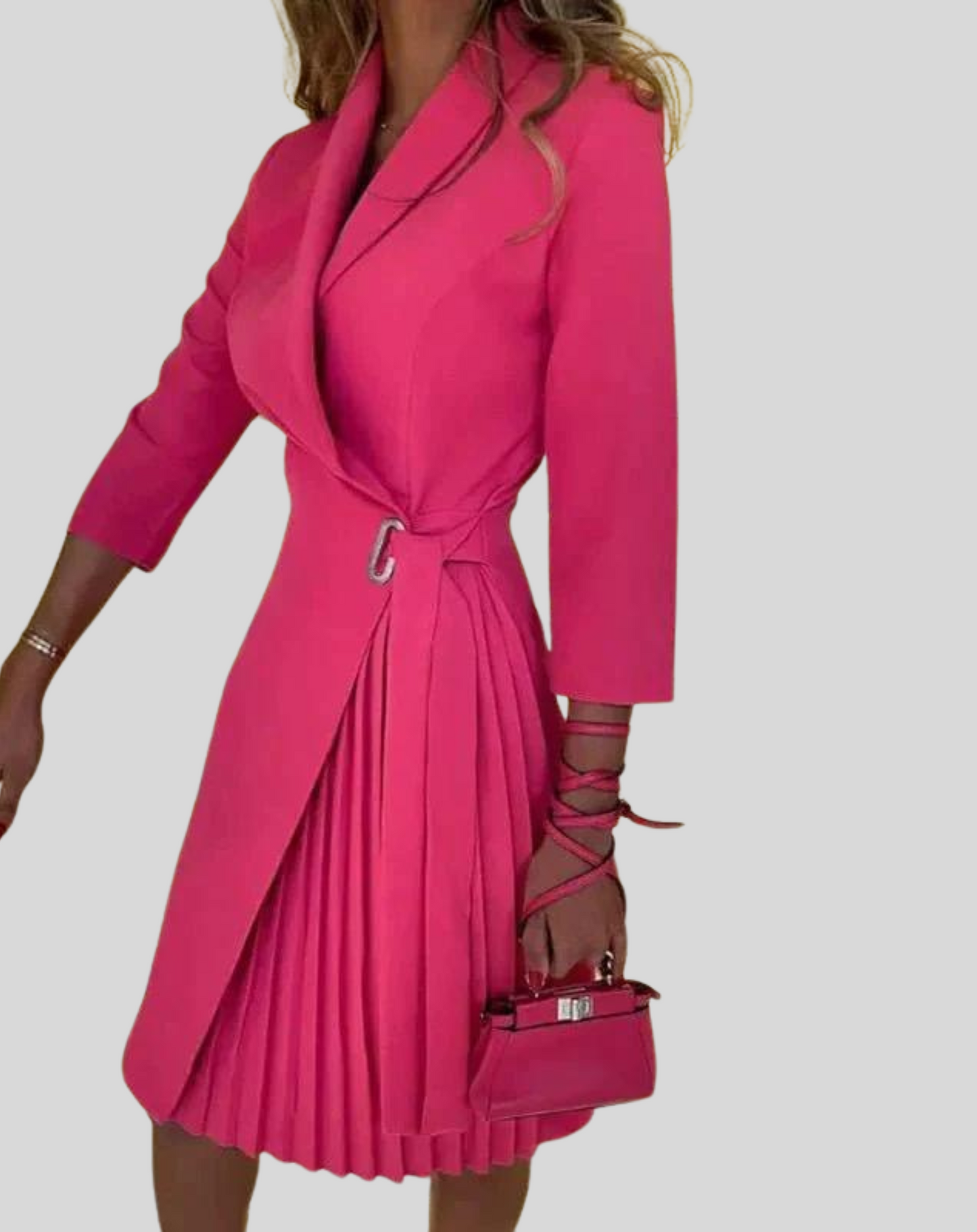 LM | Stylish chic blazer dress