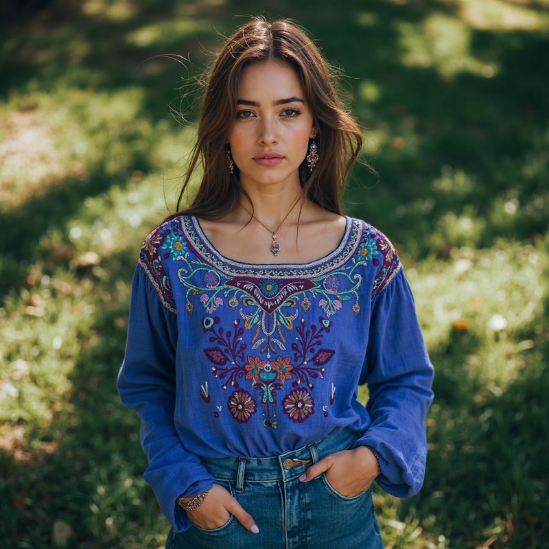 Timeless Vintage Style Blouse