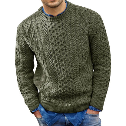 Men's Turtleneck Casual Pullover Sweater elevenforest