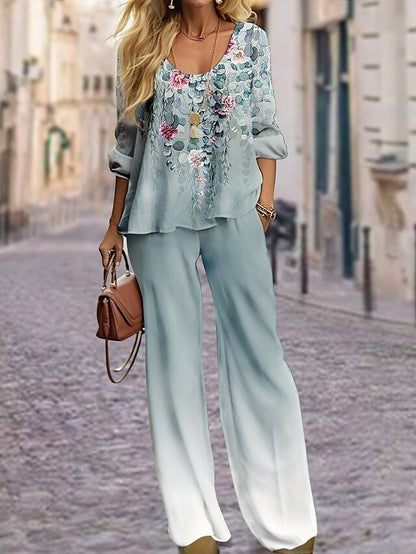 LM | Relaxed and airy two-piece set