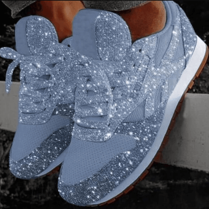 LM | Fashion sequins ladies shoes