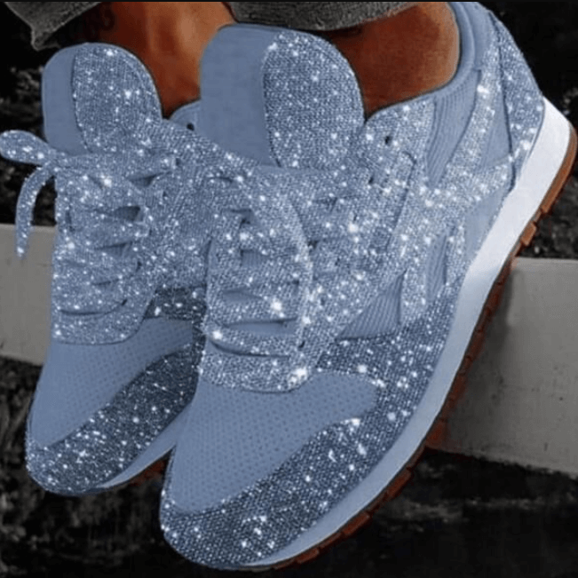 LM | Fashion sequins ladies shoes