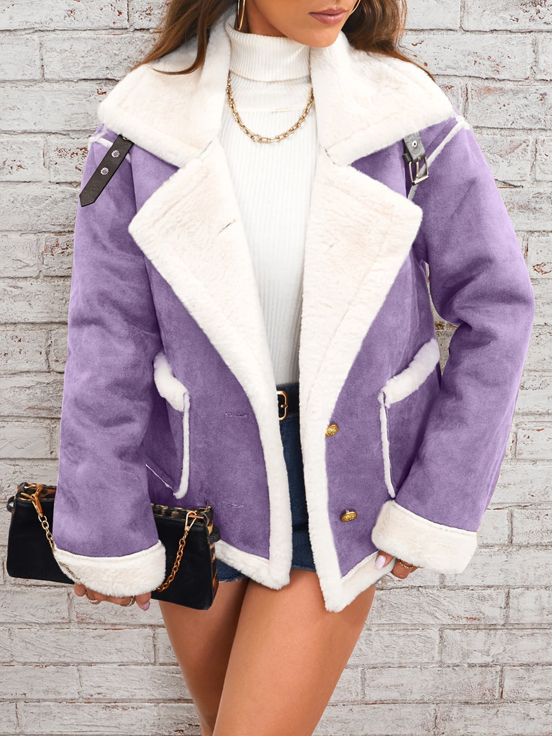 LM | warm winter jacket with zipper