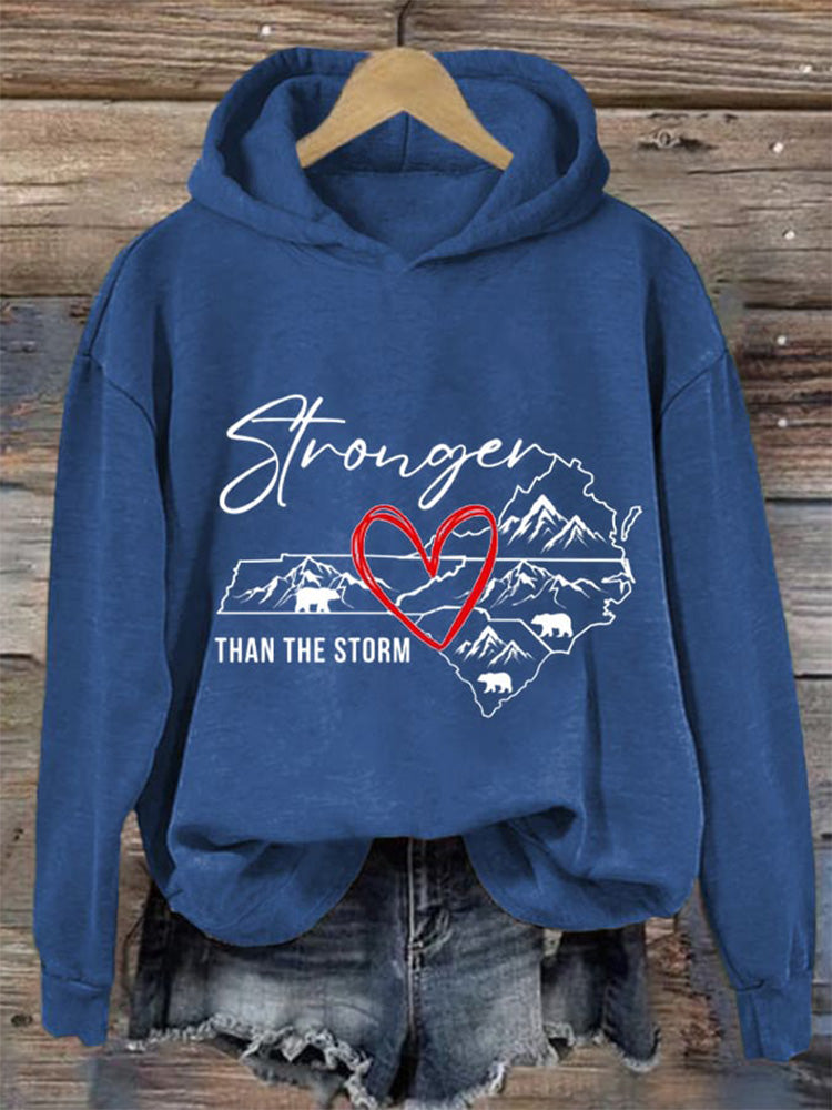 Comstylish Women's Appalachia Strong Print Casual Sweatshirt