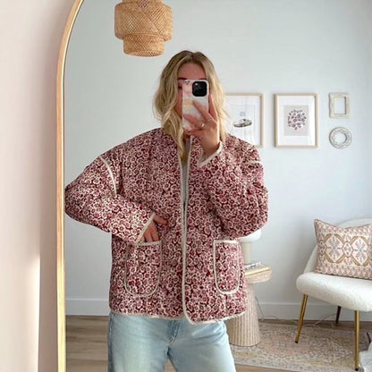 LM | Daisy patterned jacket