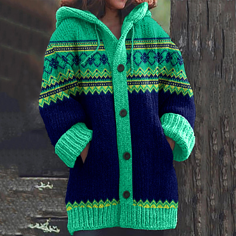 Vintage Fair Isle Cardigan Sweater elevenforest