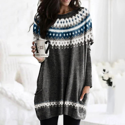 Fairman Island Wave Pocket Knit Sweater elevenforest