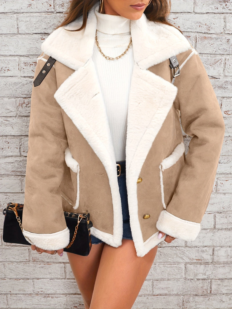 LM | warm winter jacket with zipper