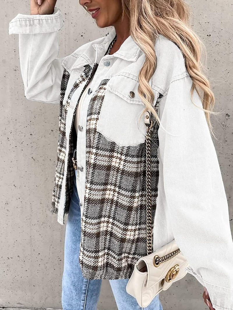 LM | Vintage flannel jacket for women