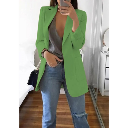 LM | Stylish pocket blazer for women