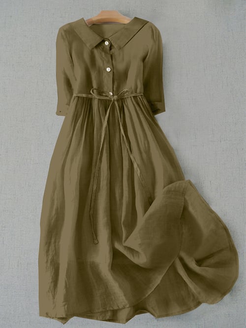 LM | Literally simple cotton dress