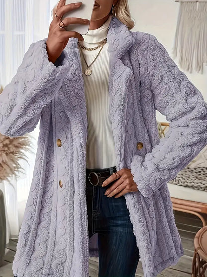 LM | Soft, single-colored, long-sleeved thermal jacket