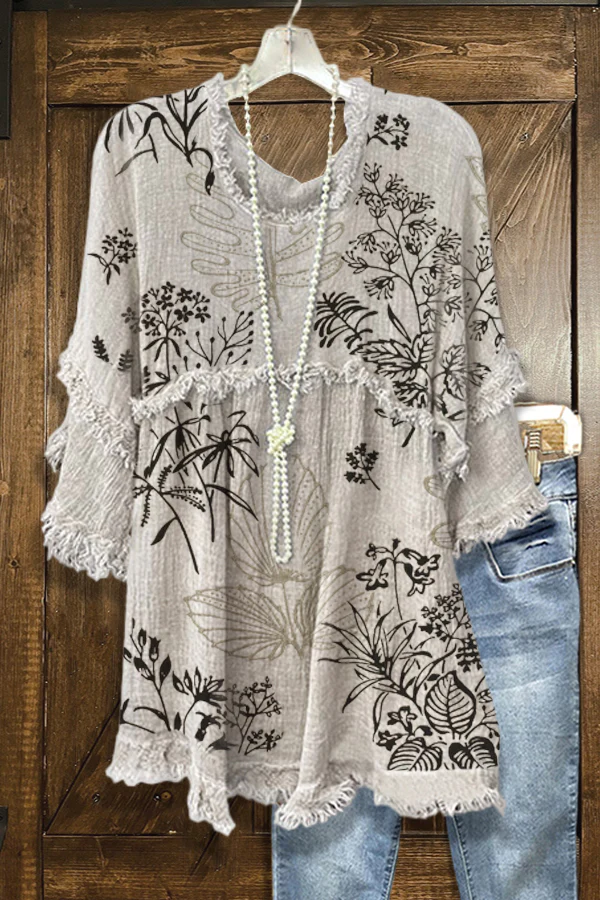 Timeless Vintage Style Top