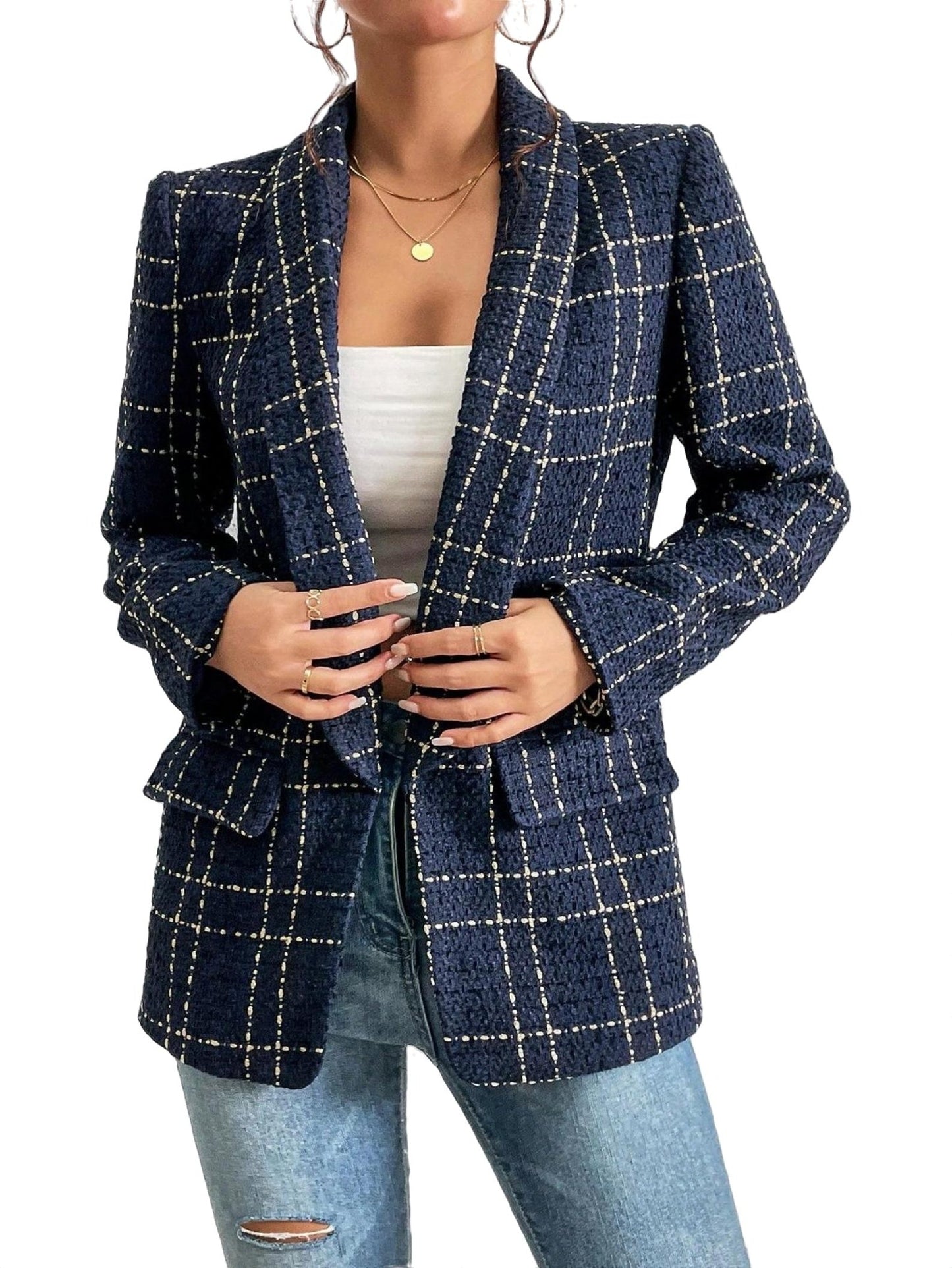 LM | Clara - Checked blazer