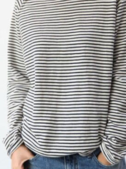 LM | Striped long-sleeved top