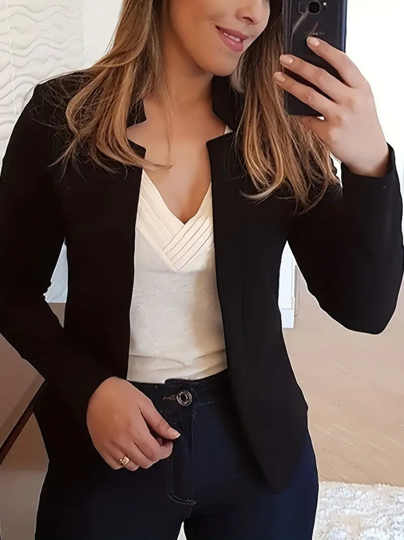 LM | elegant long-sleeved blazer for spring