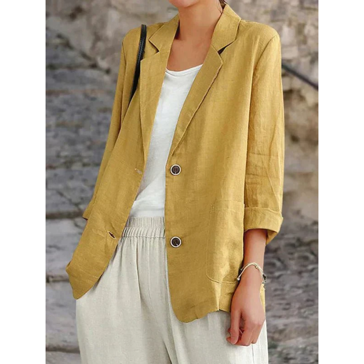 LM | Stylish linen blazer