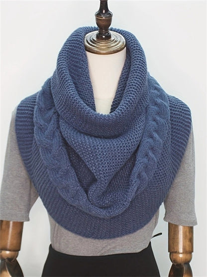 Vintage Cable Knit Cozy Scarf artswardrobe
