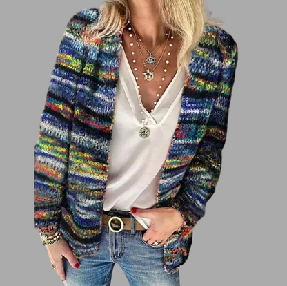 LM | multicolored, soft cardigan