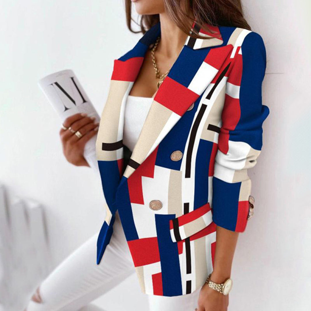 LM | Minimalist patterned jacket for women