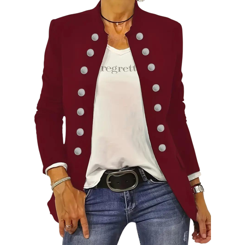 LM | Women's blazer with buttons down the front