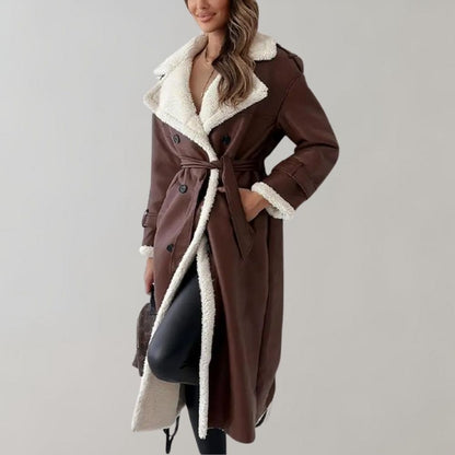LM | elegant winter fur coat
