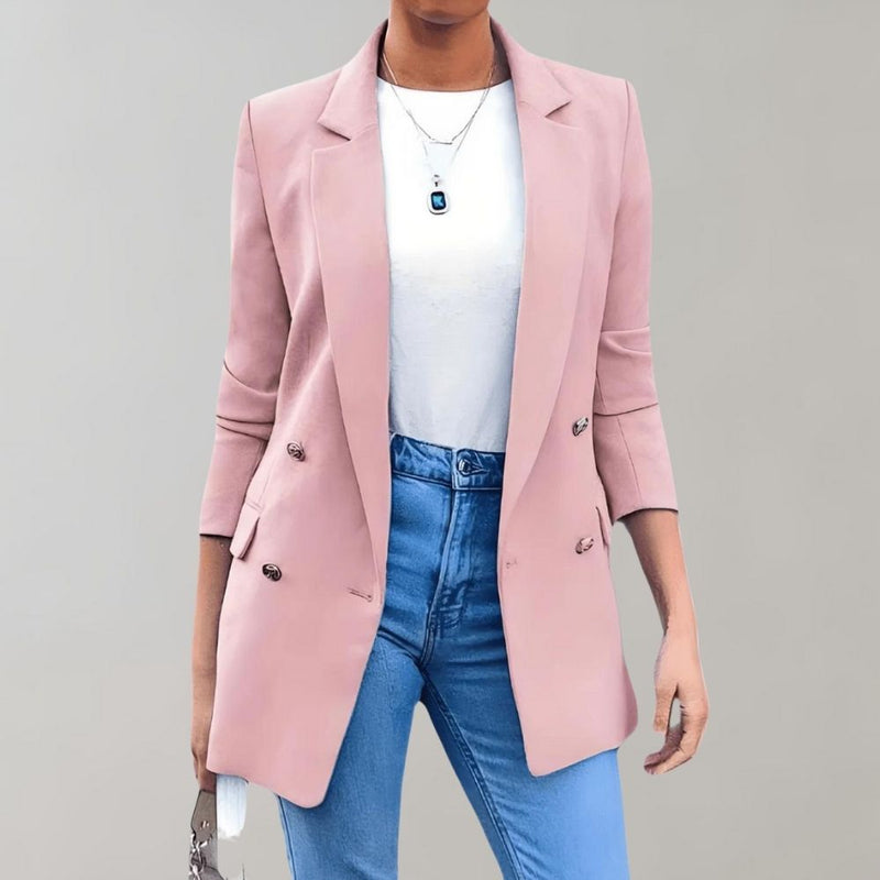 LM | Cosmopolitan long coat for women with an elegant look
