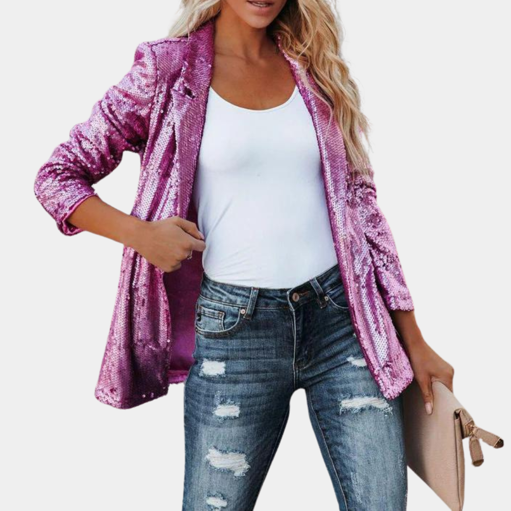 LM | Chic glitter blazer for women