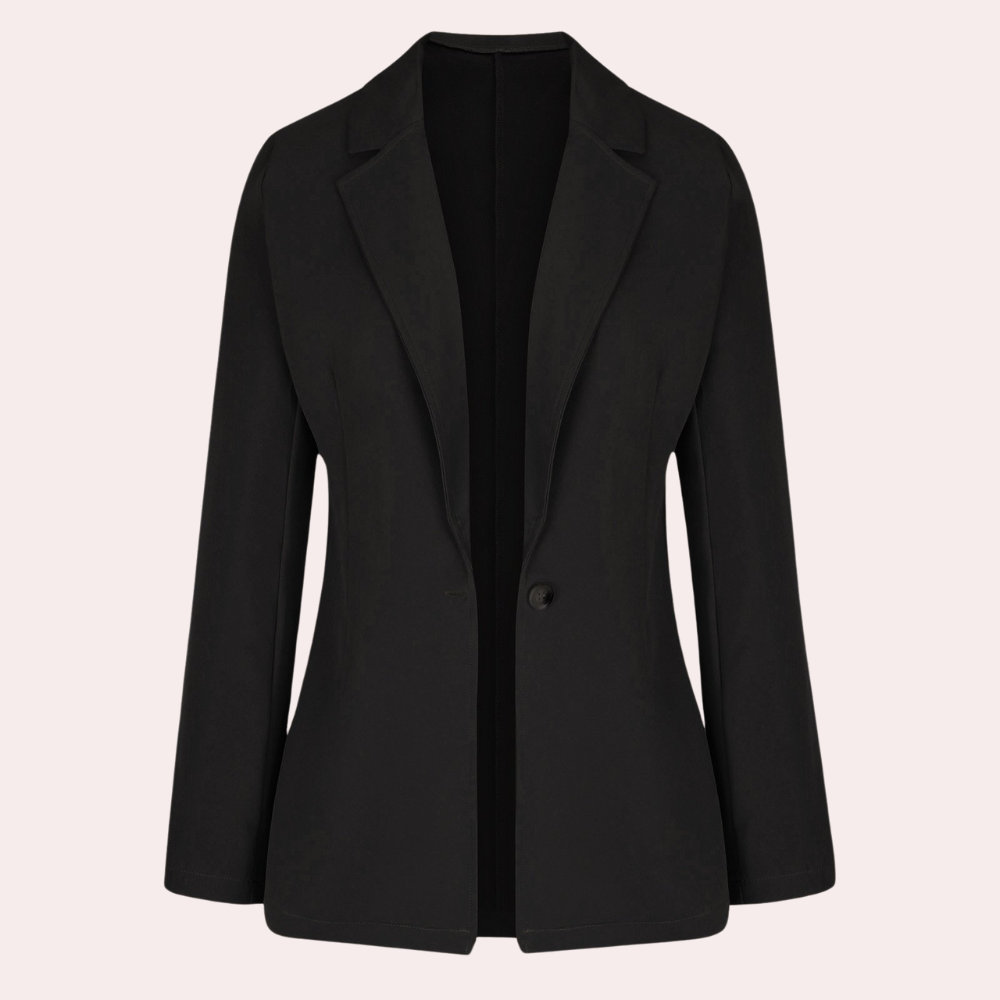 LM | Minimalist plain blazer for women