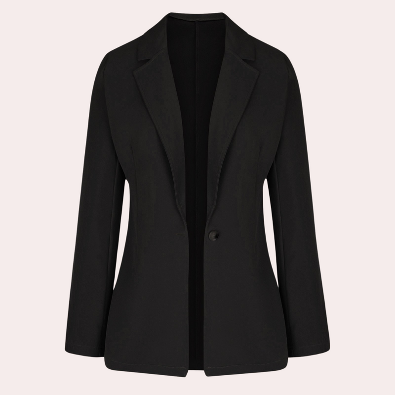 LM | Minimalist plain blazer for women