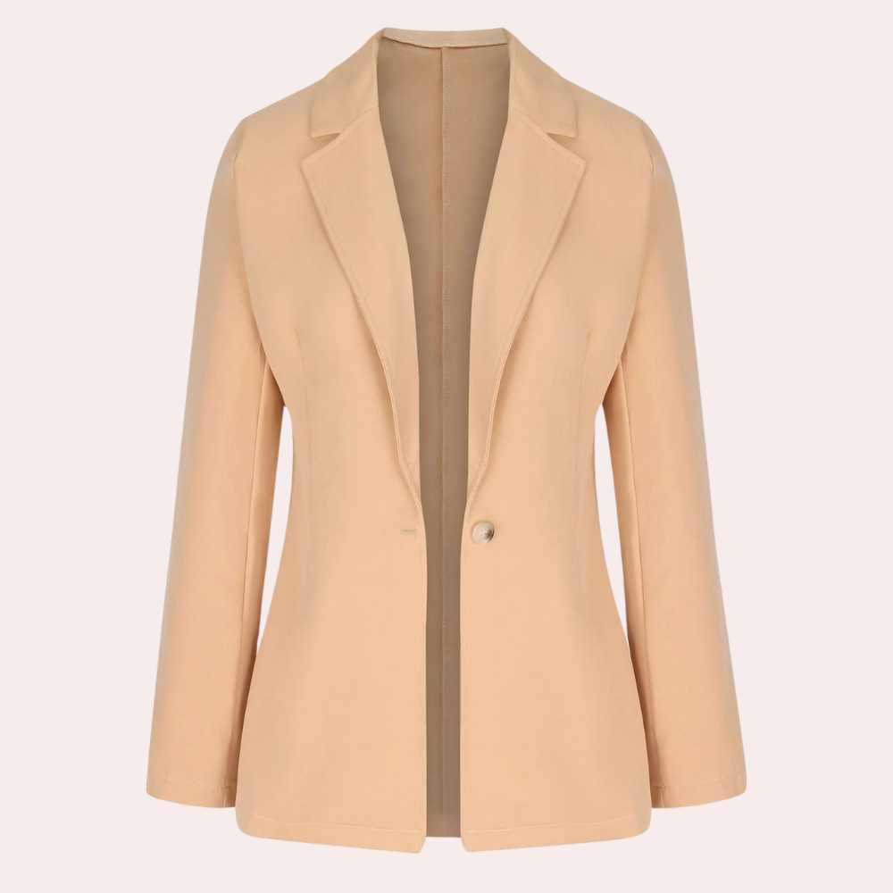 LM | Minimalist plain blazer for women