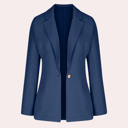 LM | Minimalist plain blazer for women