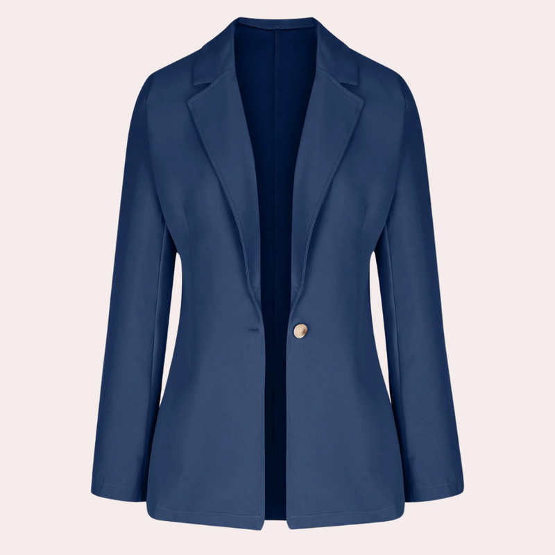 LM | Minimalist plain blazer for women