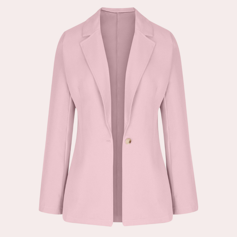 LM | Minimalist plain blazer for women
