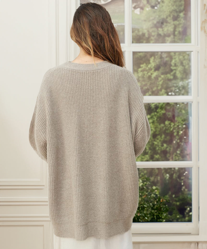 LM | Cashmere Cocoon cardigan