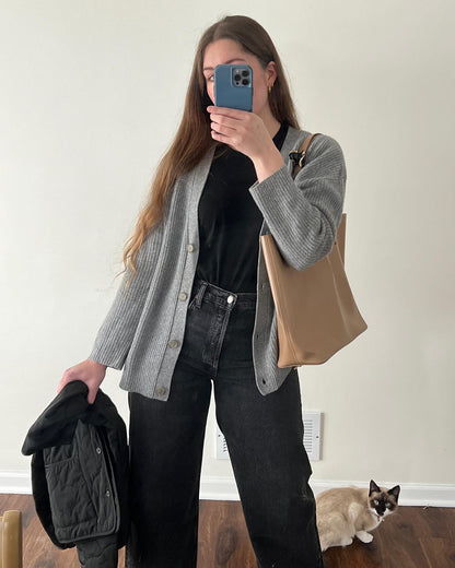 LM | Cashmere Cocoon cardigan