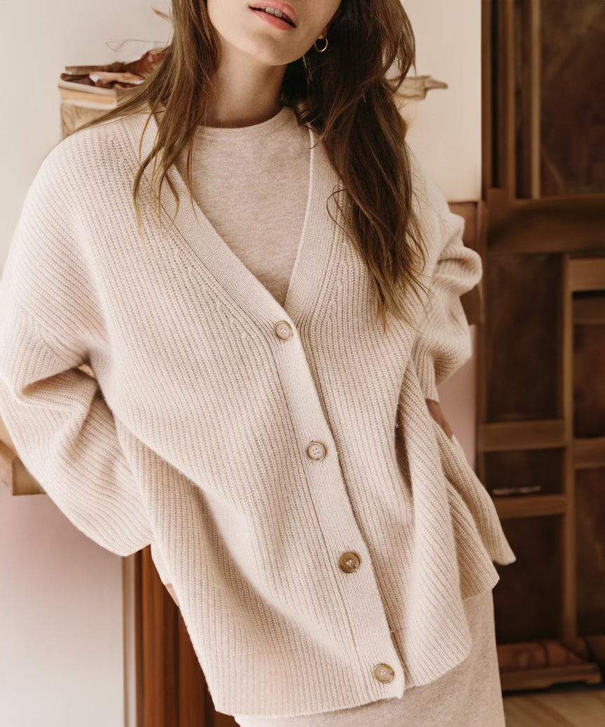 LM | Cashmere Cocoon cardigan