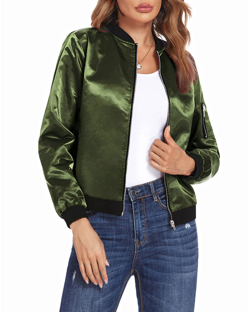 LM | Classic bomber jacket for women