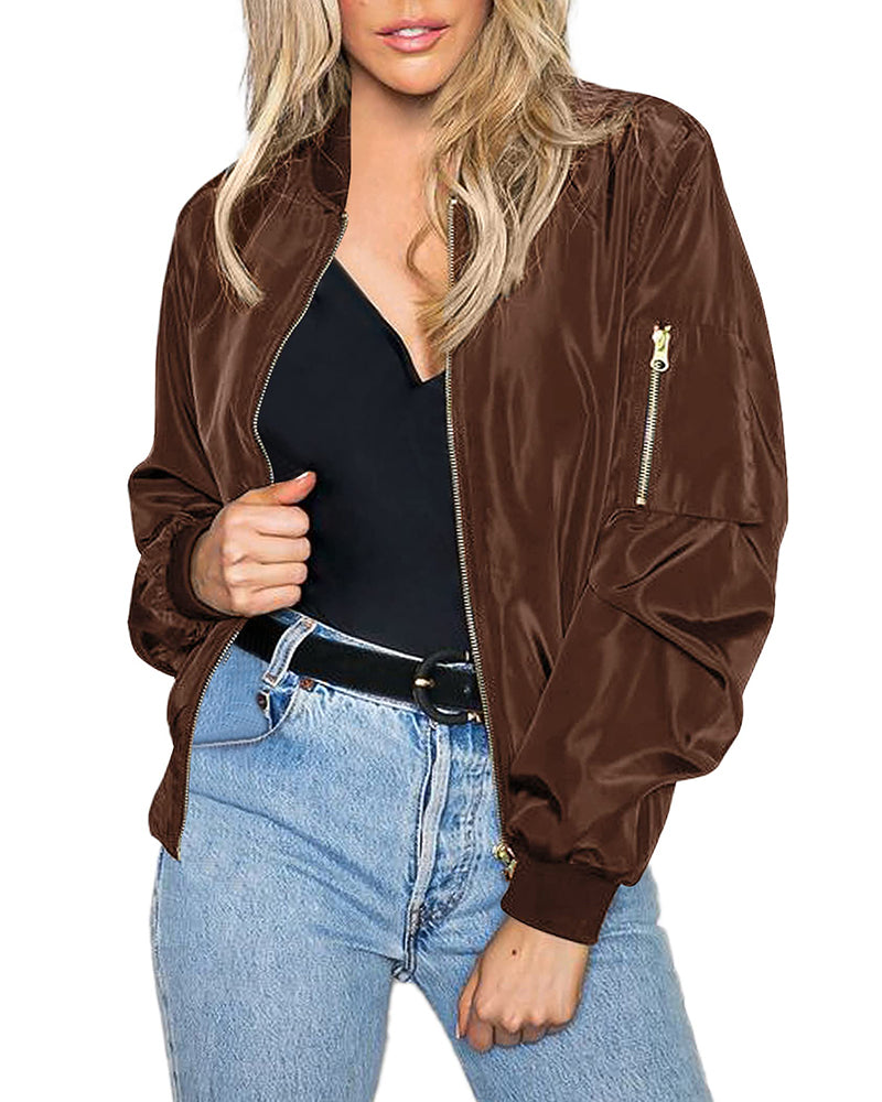 LM | Classic bomber jacket for women