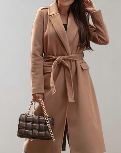 LM | long jacket with side pockets and zipper